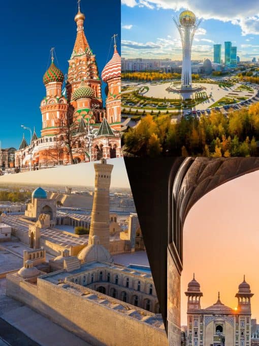 eSIM Russia, Kazakhstan, Uzbekistan, Pakistan