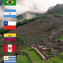 South America eSIM 6 countries by Gigago