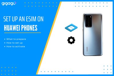 How to set up an esim on Huawei phones
