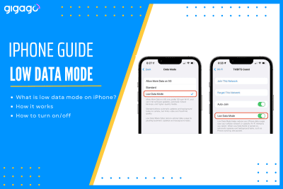 What does low data mode on iPhone mean
