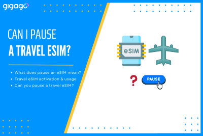 Can I pause a travel eSIM